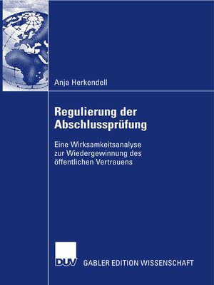 cover image of Regulierung der Abschlussprüfung